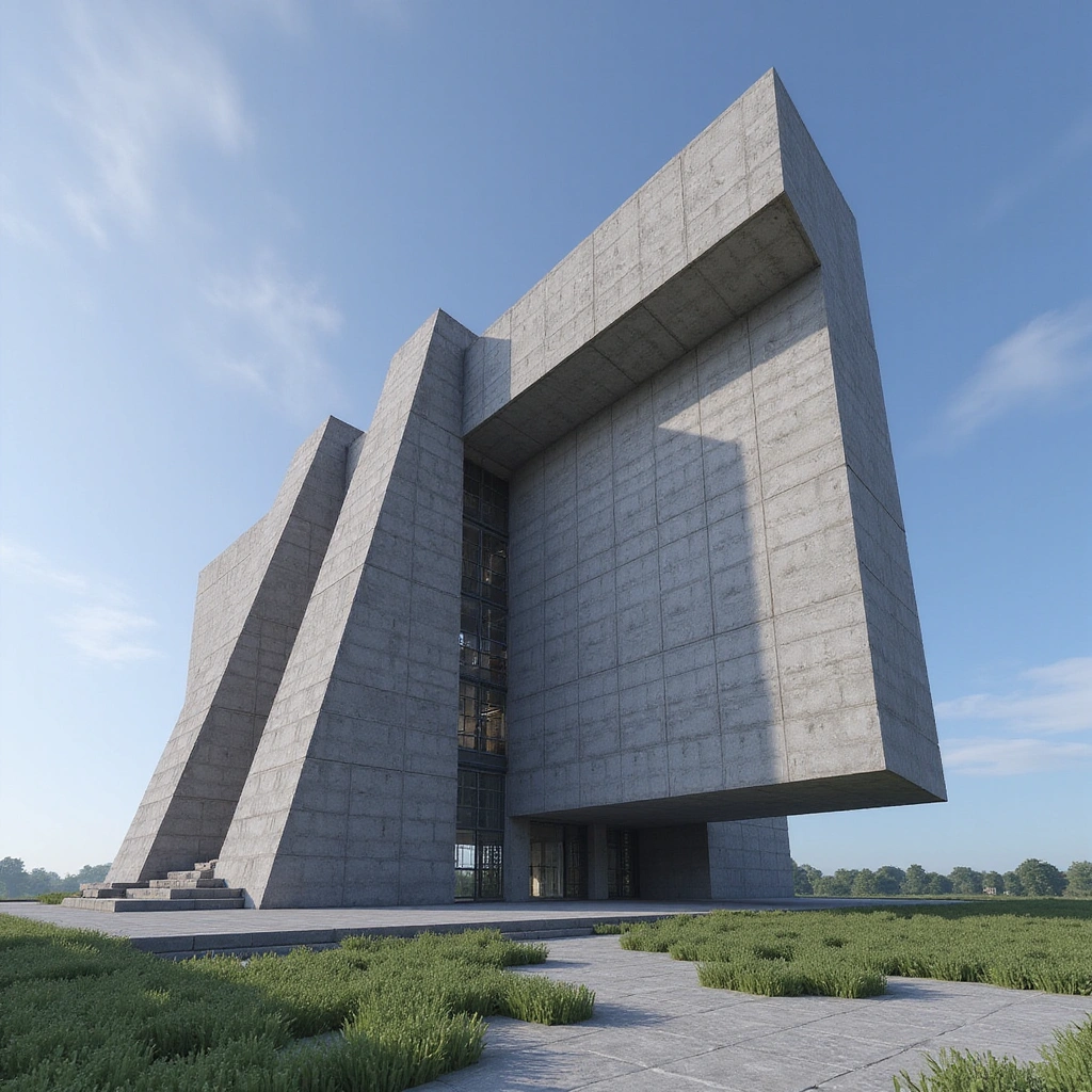 Style: Brutalist architecture design
