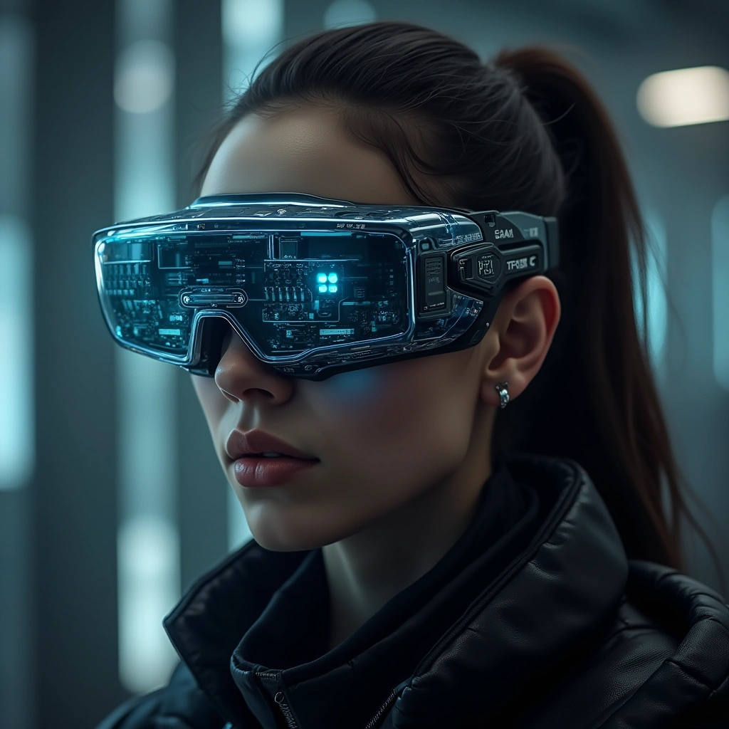 Style: Futuristic cyberpunk concept art