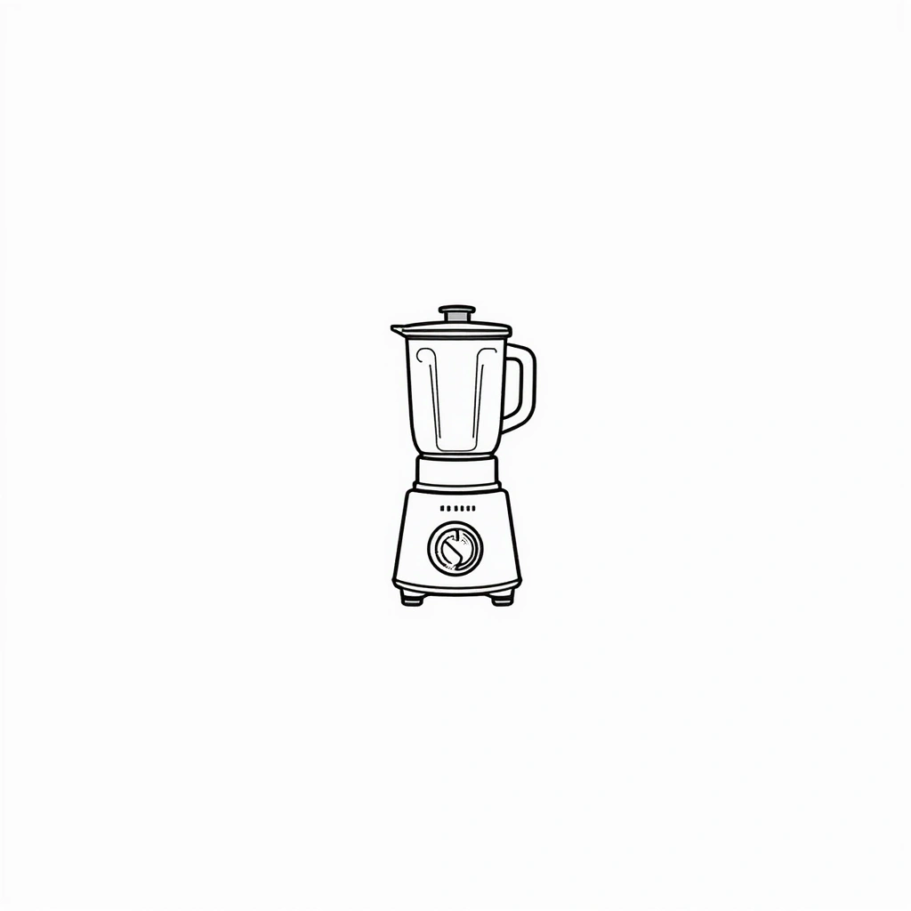 Style: Minimalist line art illustration