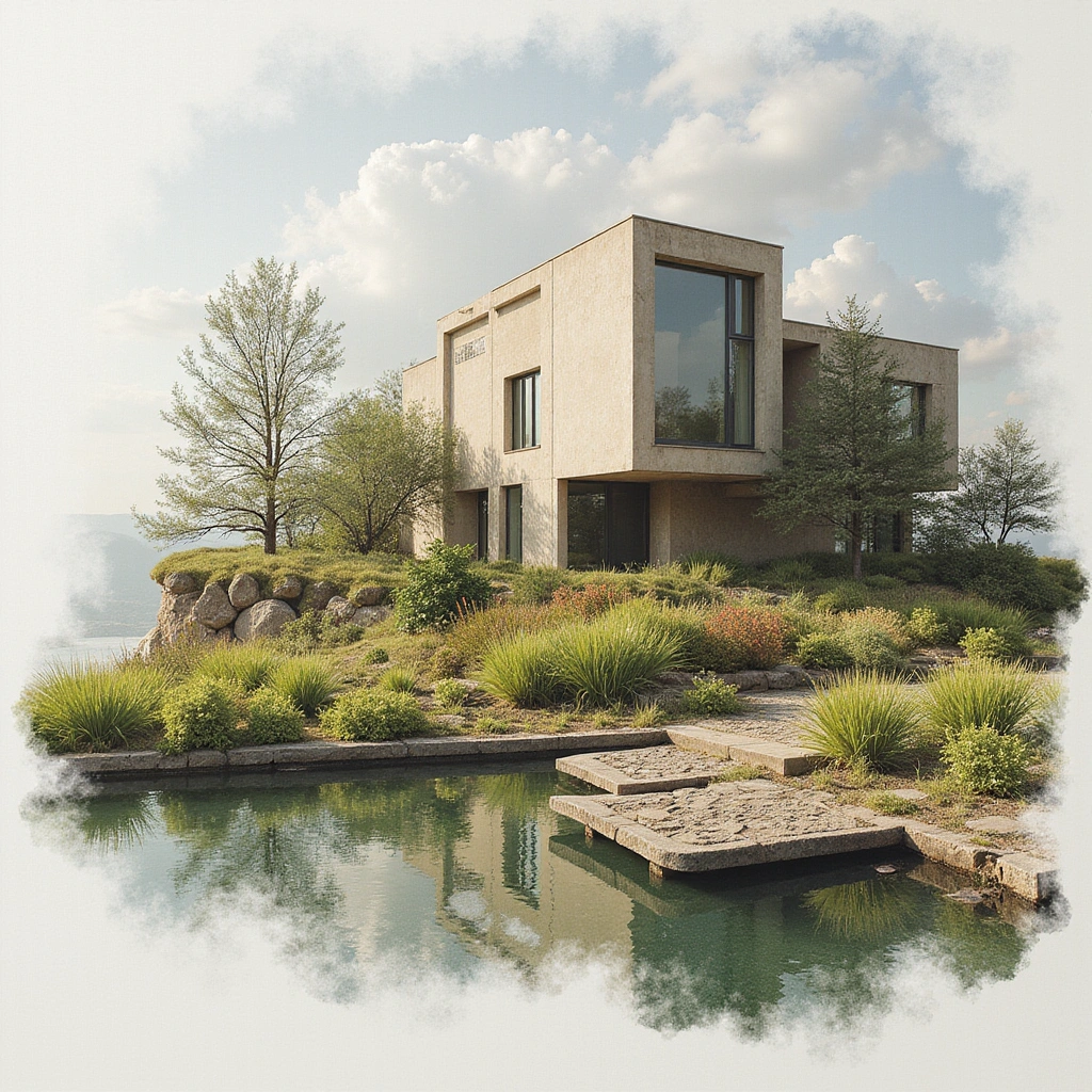 Style: Collage Architectural Visualization