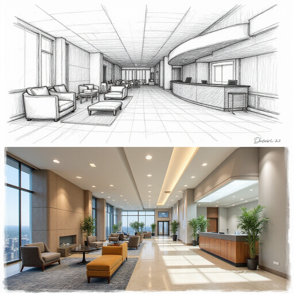 Style: Sketch to render style